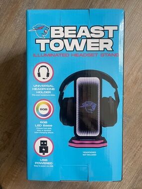 Illuminated Headset Stand - Blue